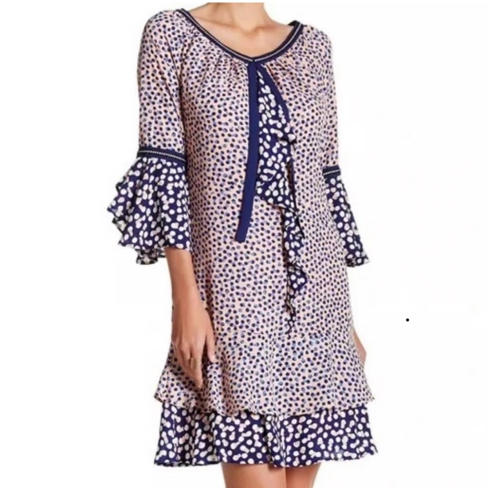 Chic Polka Dot Ruffle Dress